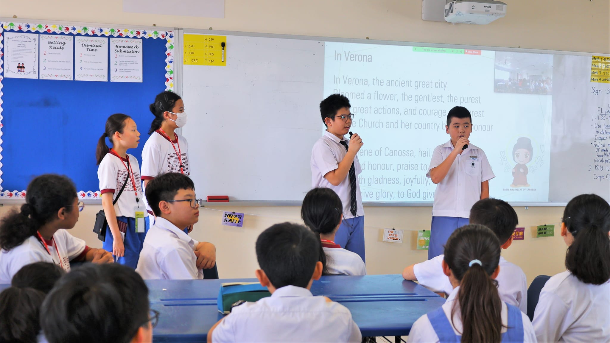 Canossa School Hong Kong Visit